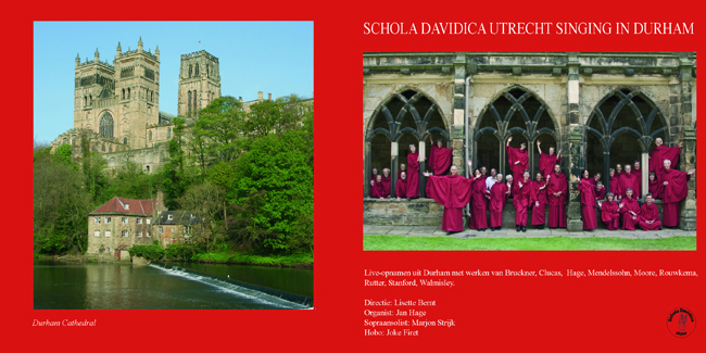 DE SCHOLA DAVIDICA IN DURHAM; 2013