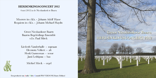 HERDENKINGSCONCERT; 2012